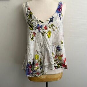Free people colorful flowy tank size L